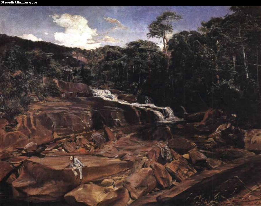 Johann Georg Grimm Waterfall in Teresopolis